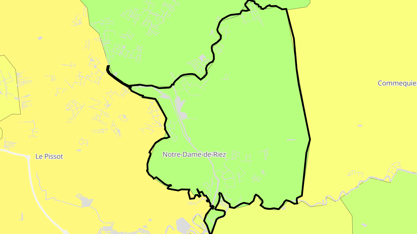 Carte des prix de l'immobilier Notre-Dame-de-Riez