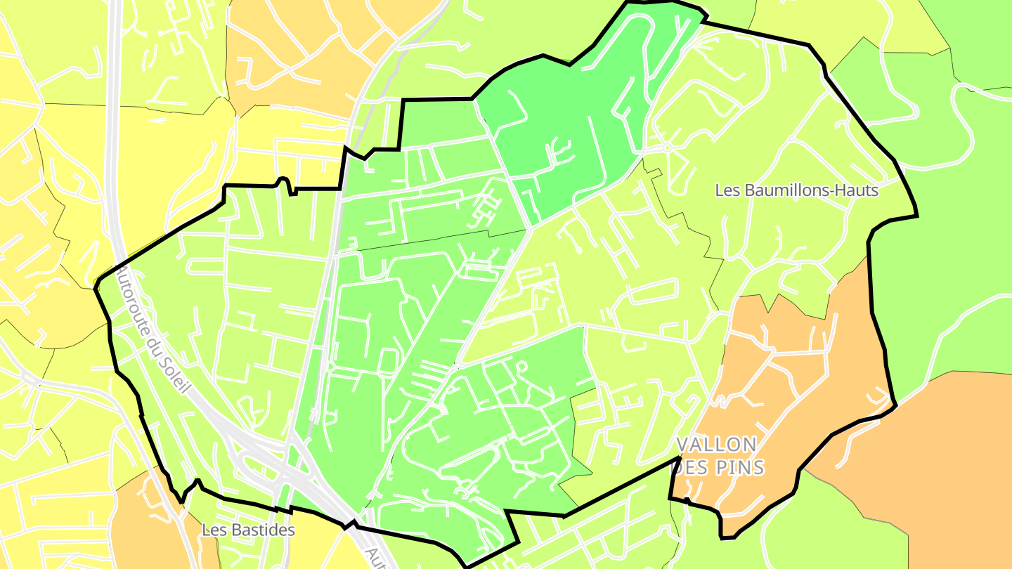Carte des prix de l'immobilier Notre-Dame Limite