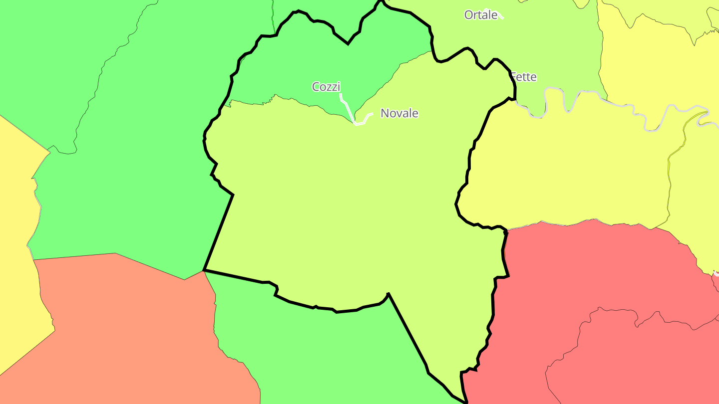 Carte des prix de l'immobilier Novale