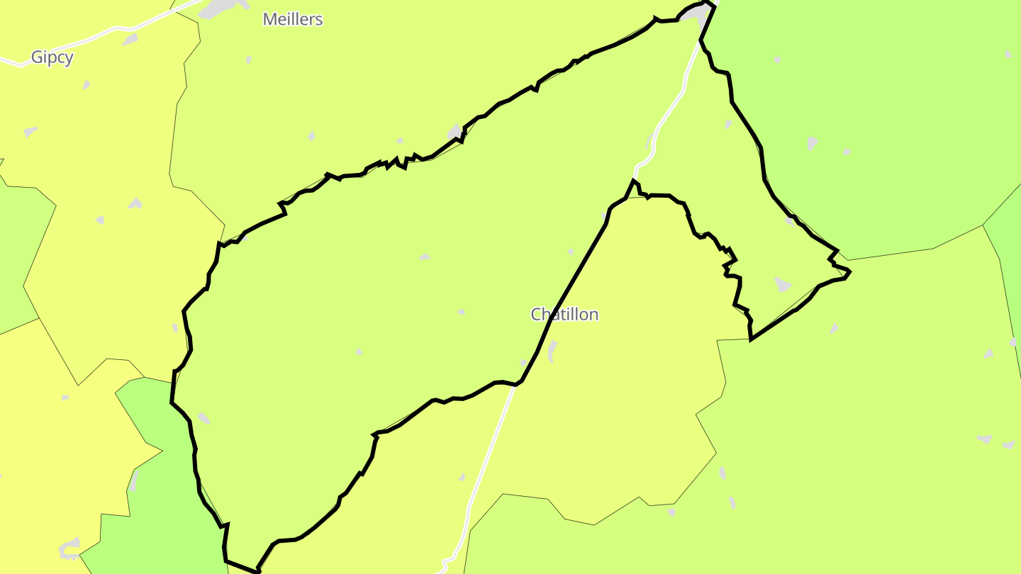 Carte des prix de l'immobilier Noyant-d'Allier