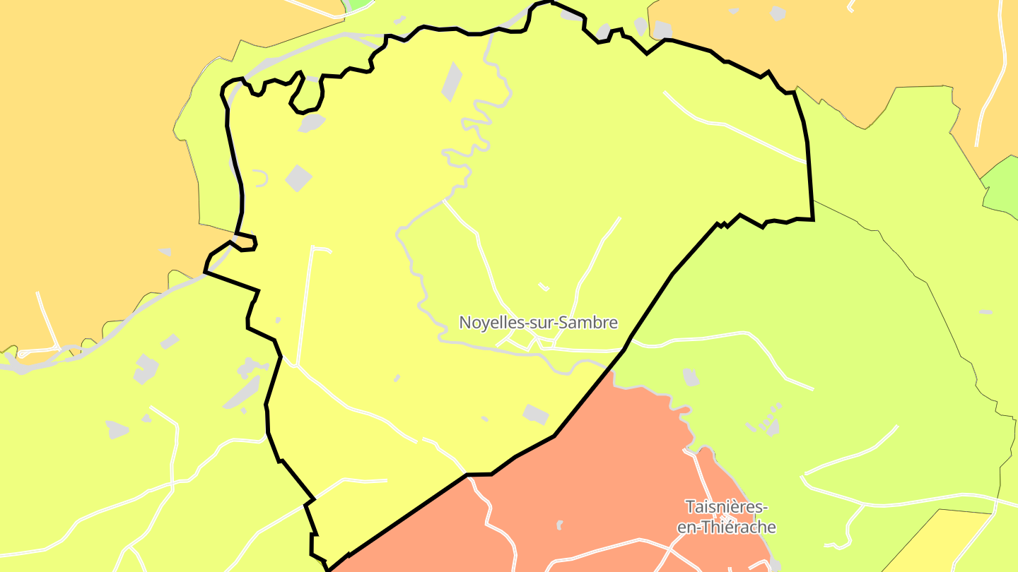 Carte des prix de l'immobilier Noyelles-sur-Sambre