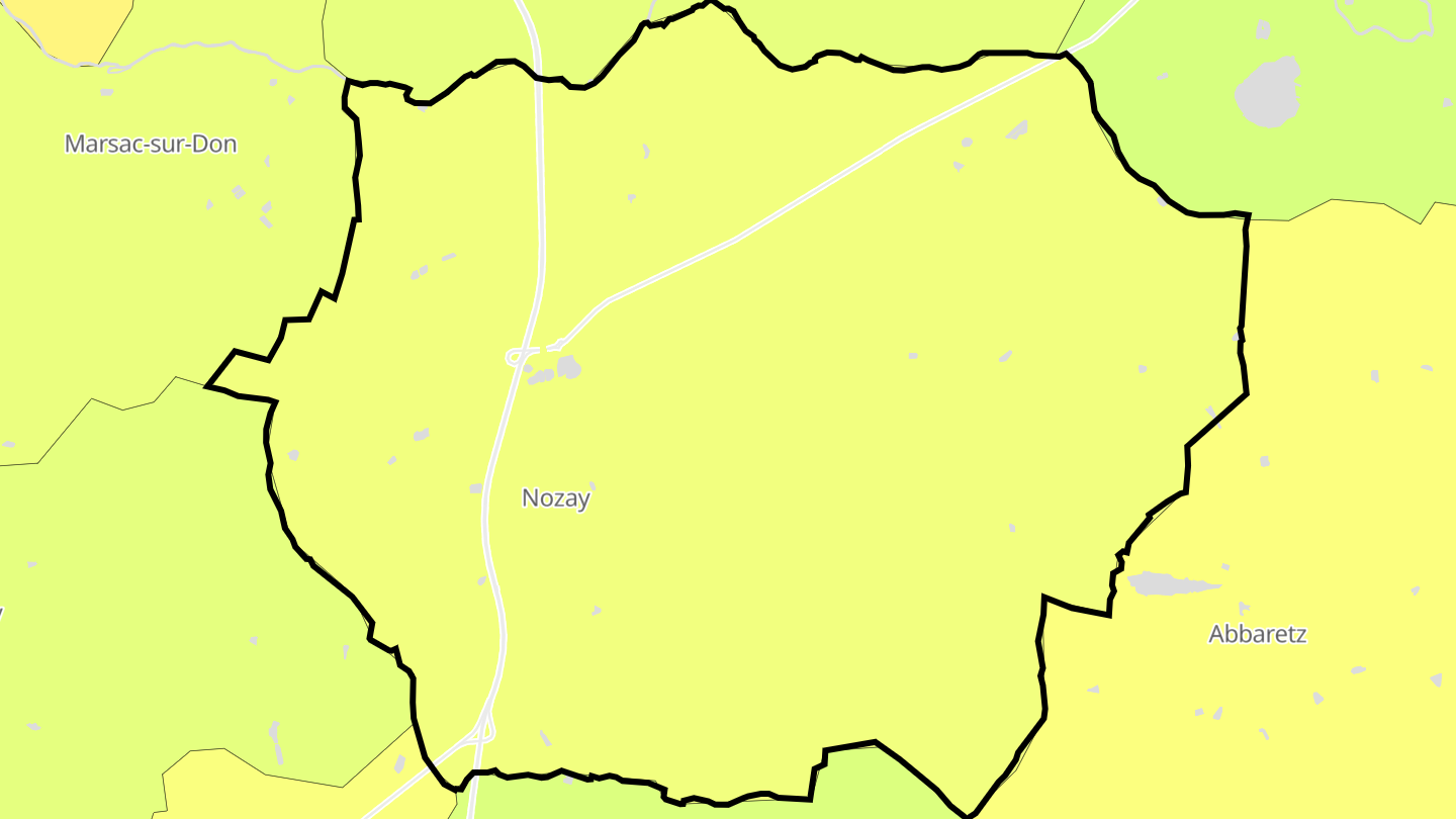 Carte des prix de l'immobilier Nozay