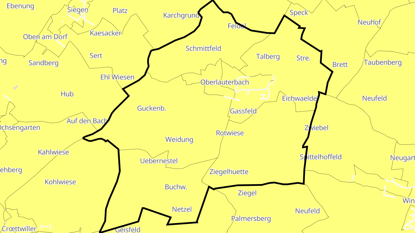 Carte des prix de l'immobilier Oberlauterbach