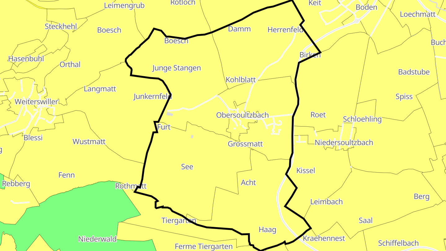 Carte des prix de l'immobilier Obersoultzbach
