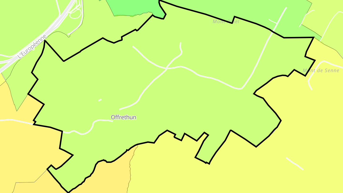 Carte des prix de l'immobilier Offrethun