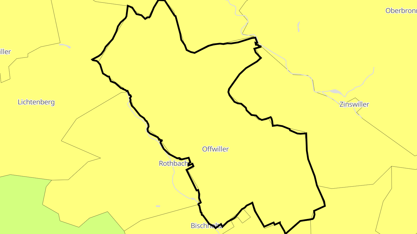Carte des prix de l'immobilier Offwiller