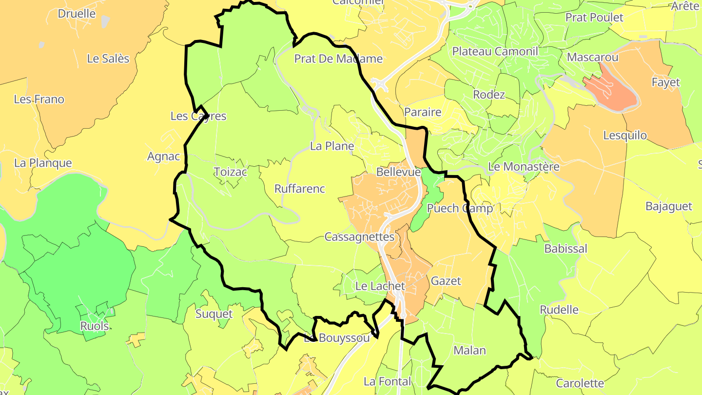 Carte des prix de l'immobilier Olemps