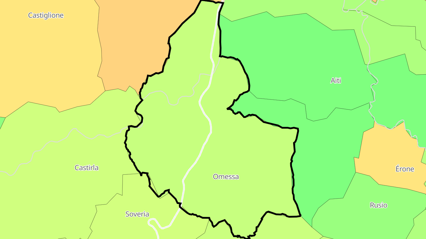 Carte des prix de l'immobilier Omessa