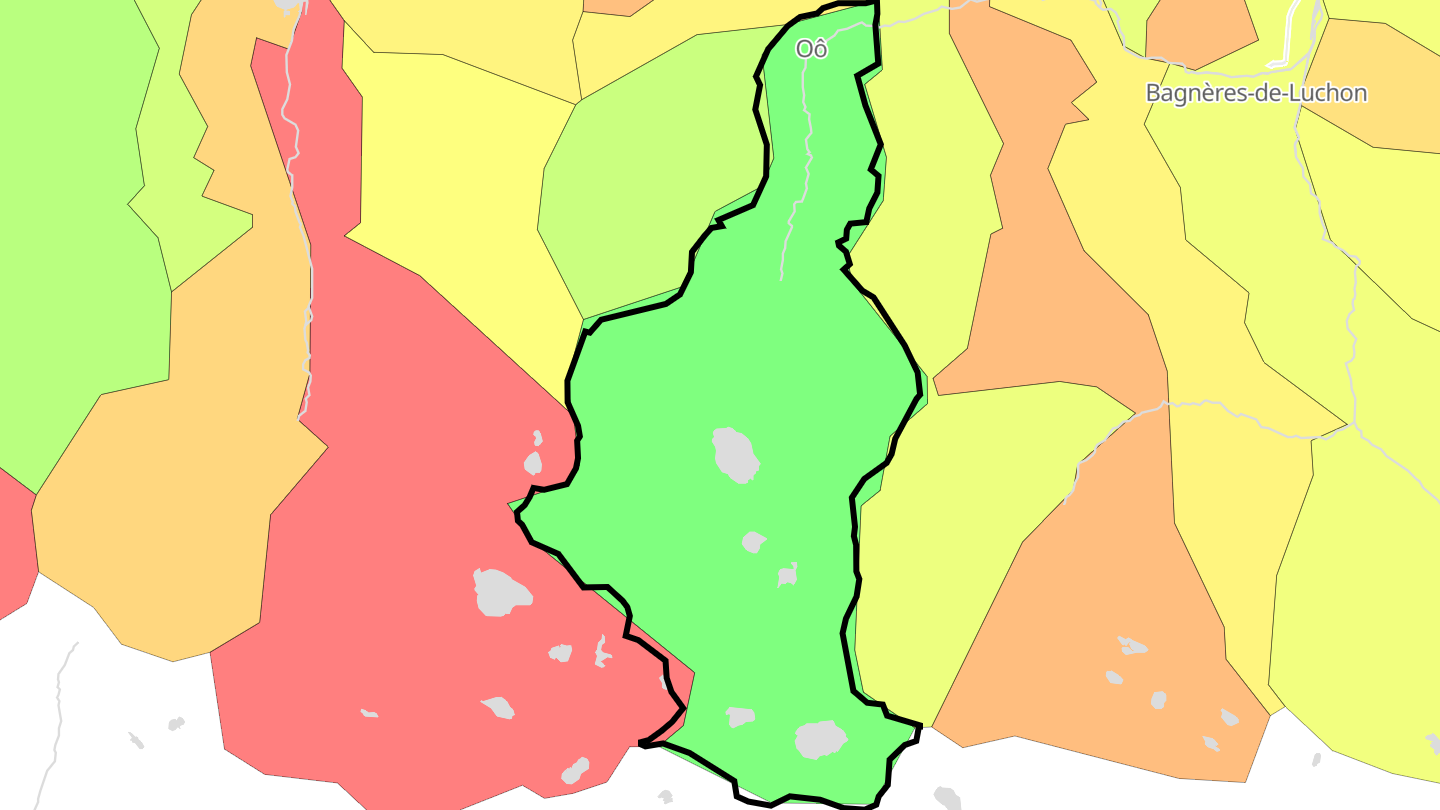 Carte des prix de l'immobilier Oô