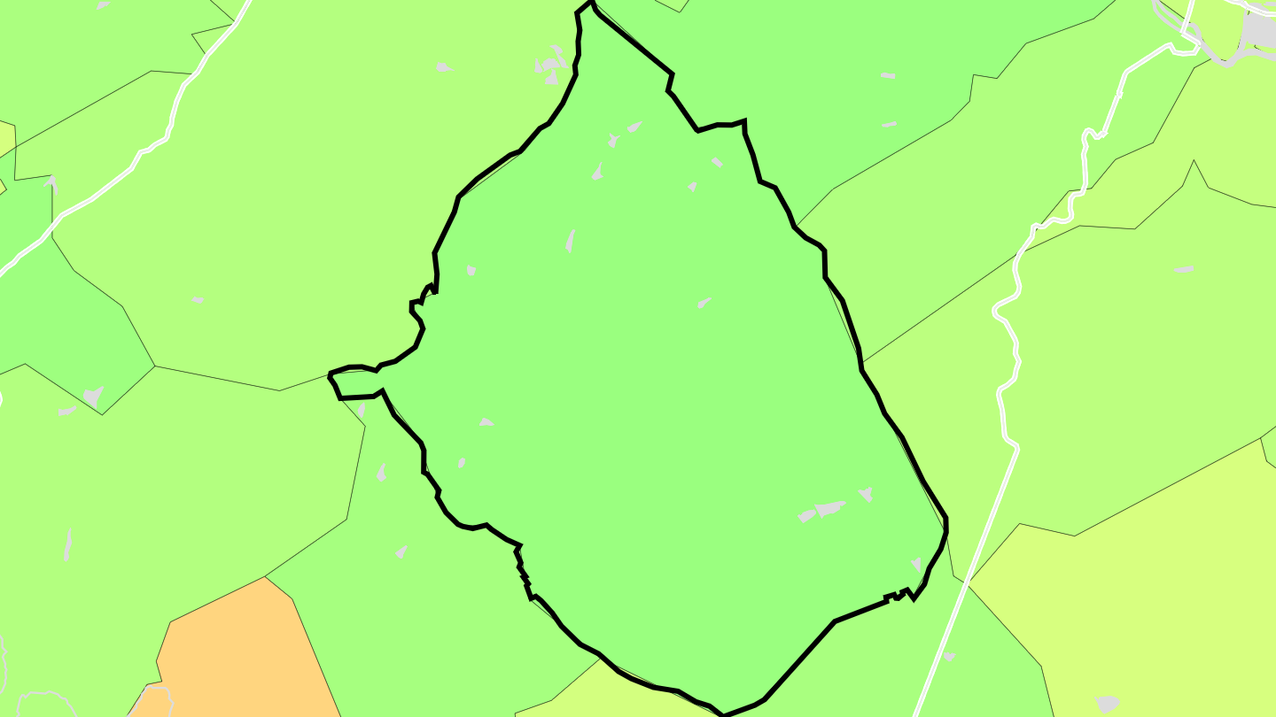 Carte des prix de l'immobilier Orbigny