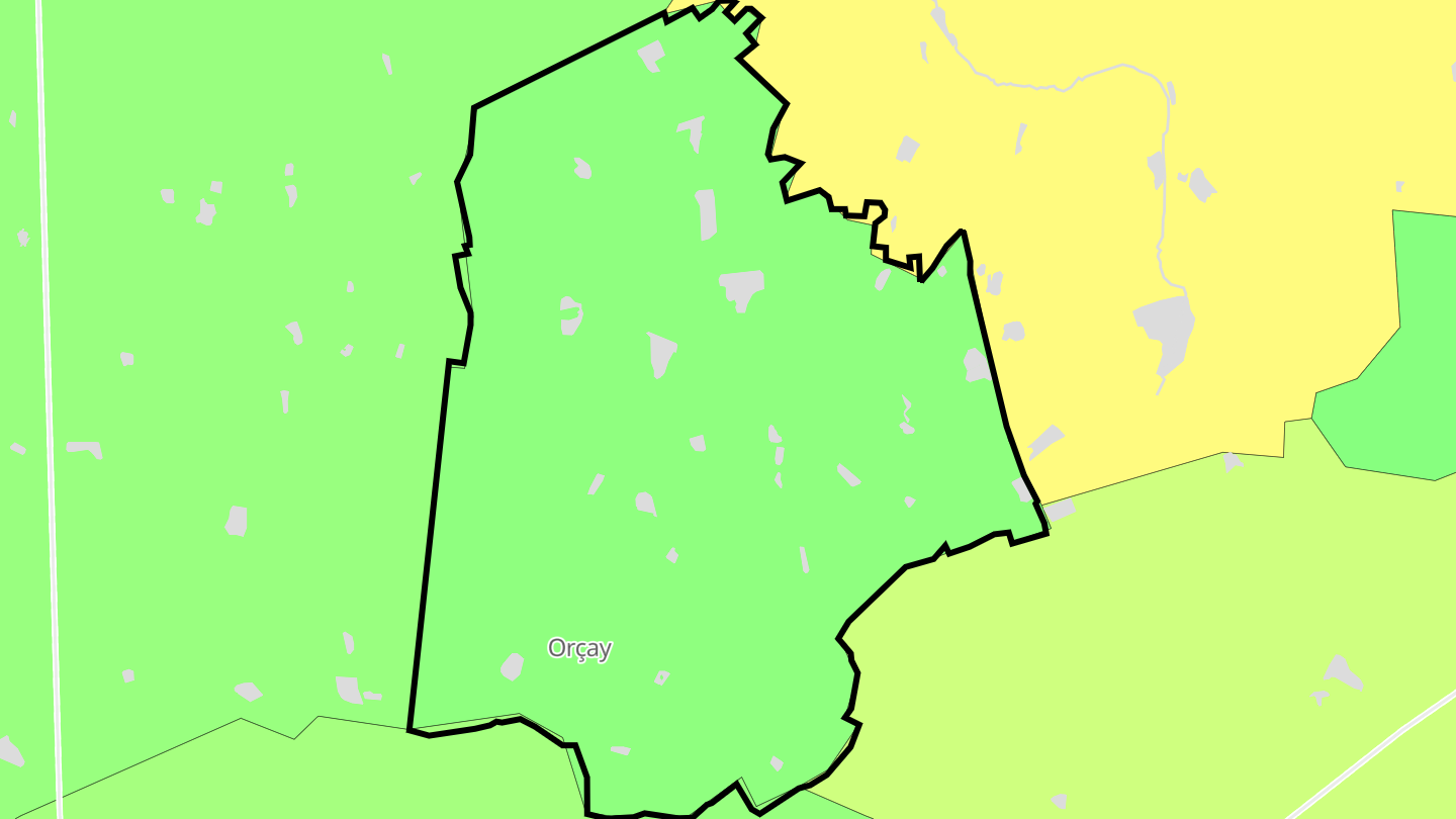 Carte des prix de l'immobilier Orçay