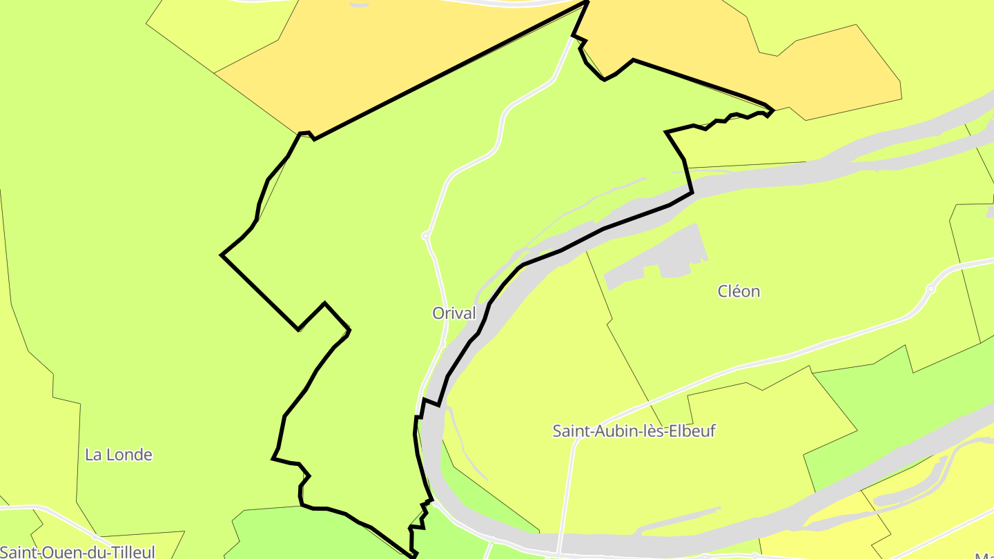 Carte des prix de l'immobilier Orival
