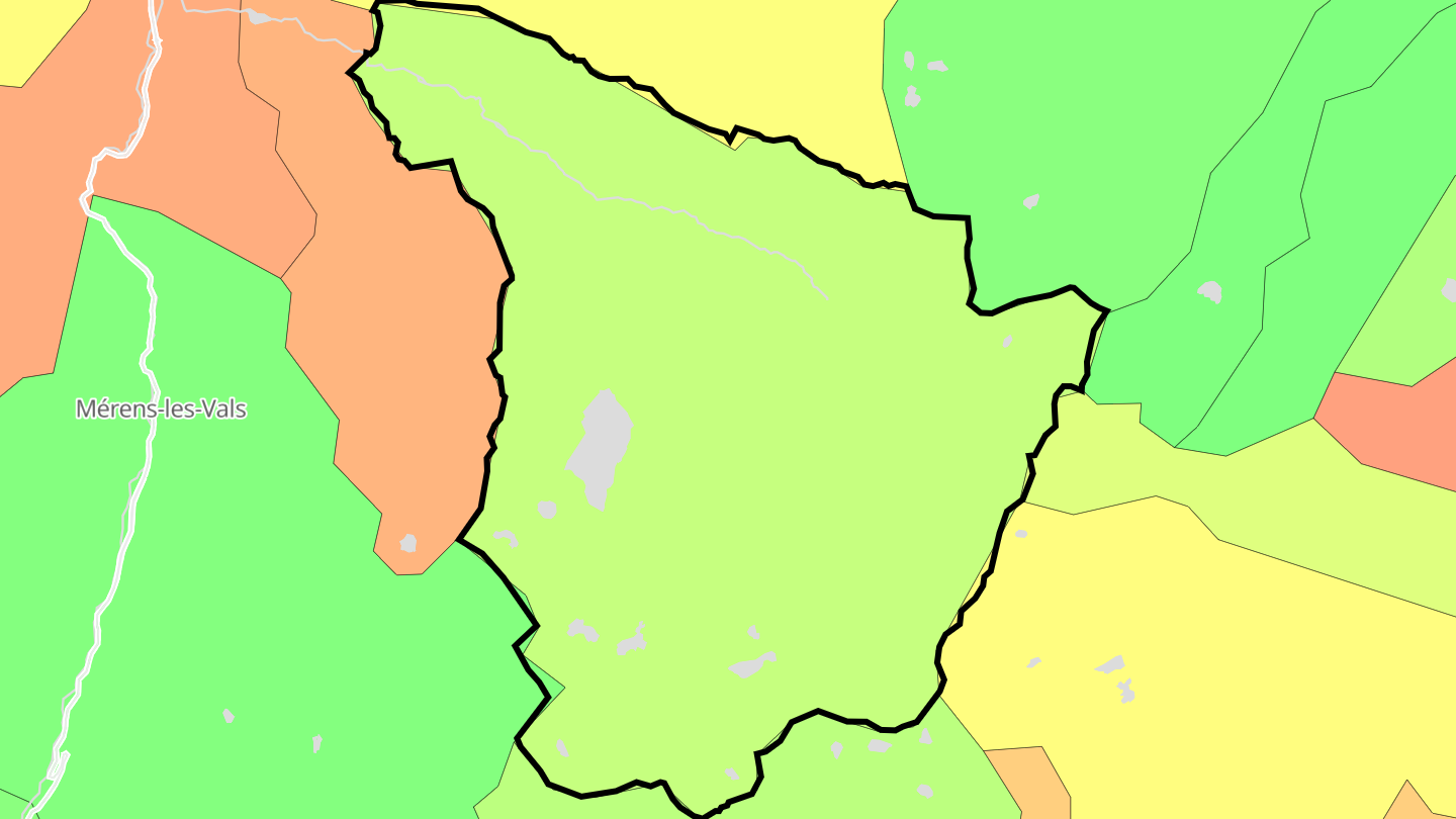 Carte des prix de l'immobilier Orlu