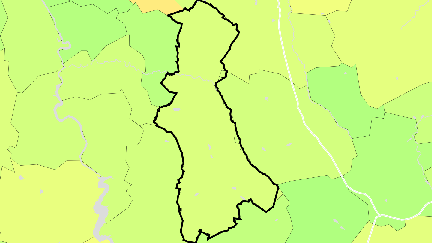 Carte des prix de l'immobilier Orsennes