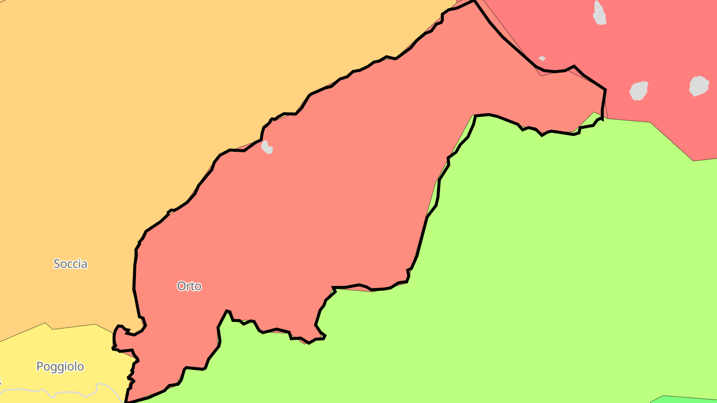 Carte des prix de l'immobilier Orto