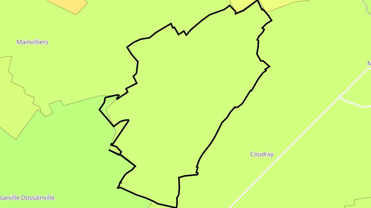 Carte des prix de l'immobilier Orveau-Bellesauve