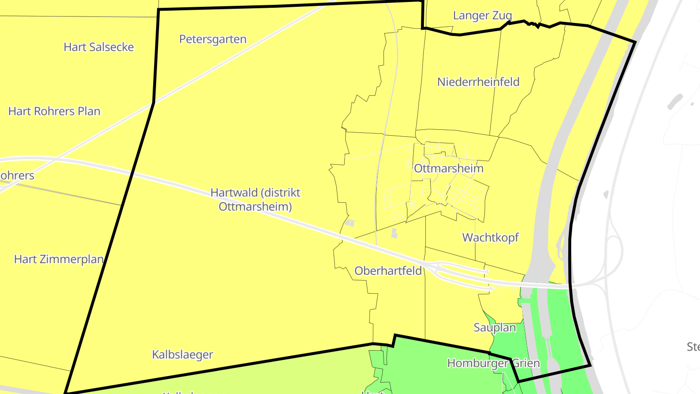 Carte des prix de l'immobilier Ottmarsheim