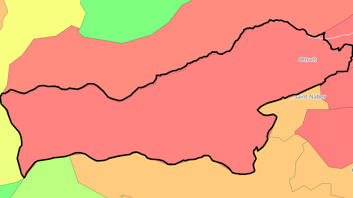 Carte des prix de l'immobilier Ottrott