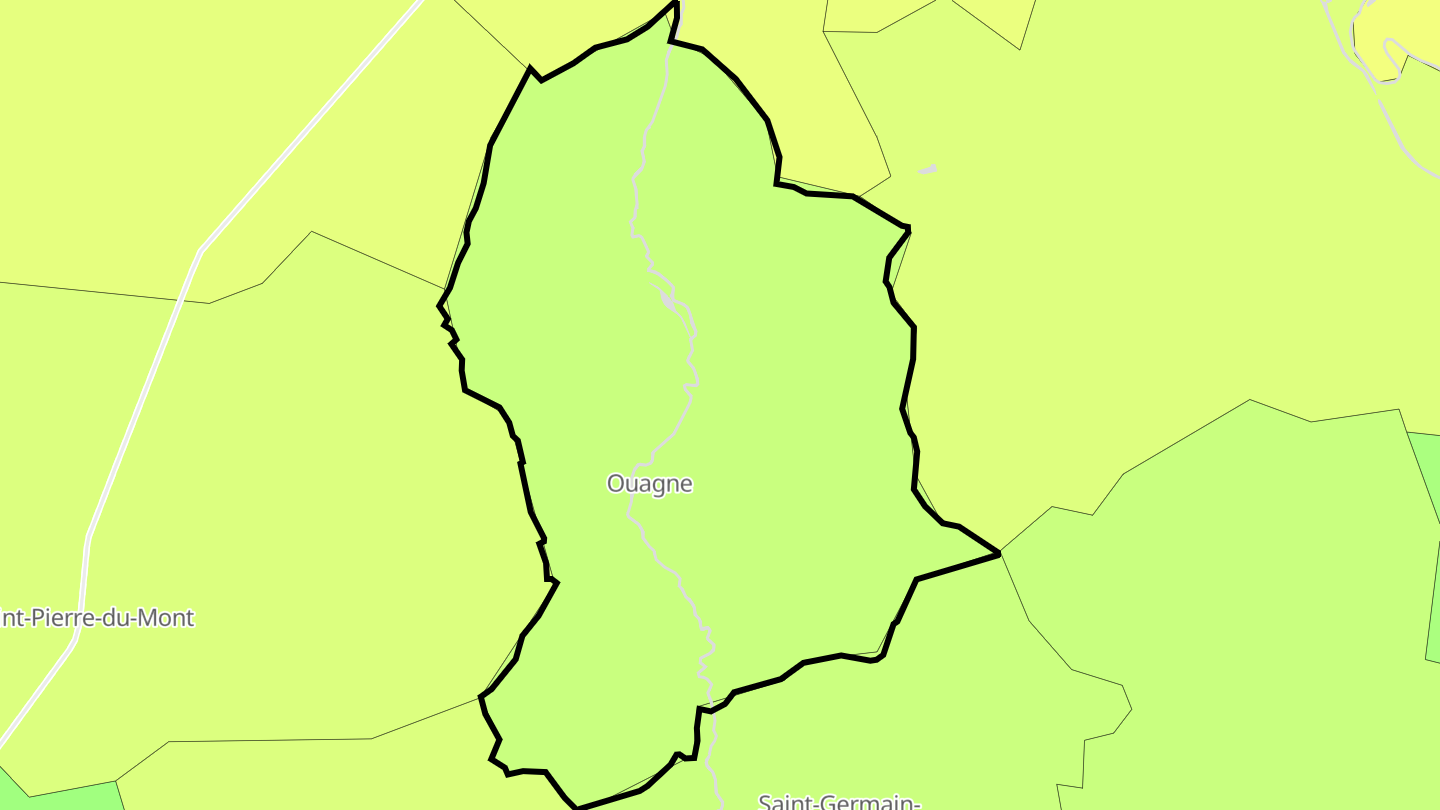 Carte des prix de l'immobilier Ouagne