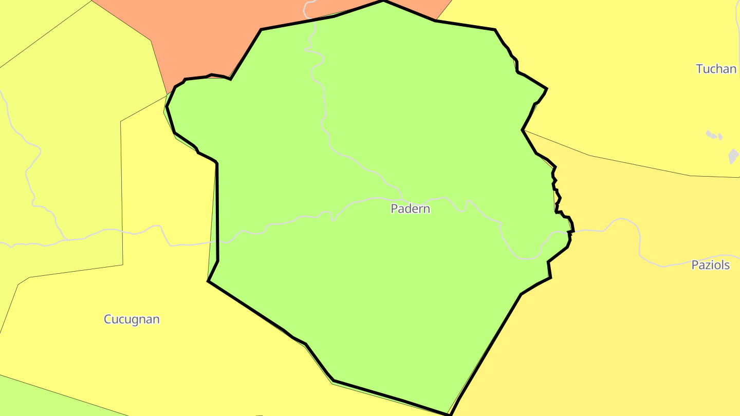 Carte des prix de l'immobilier Padern