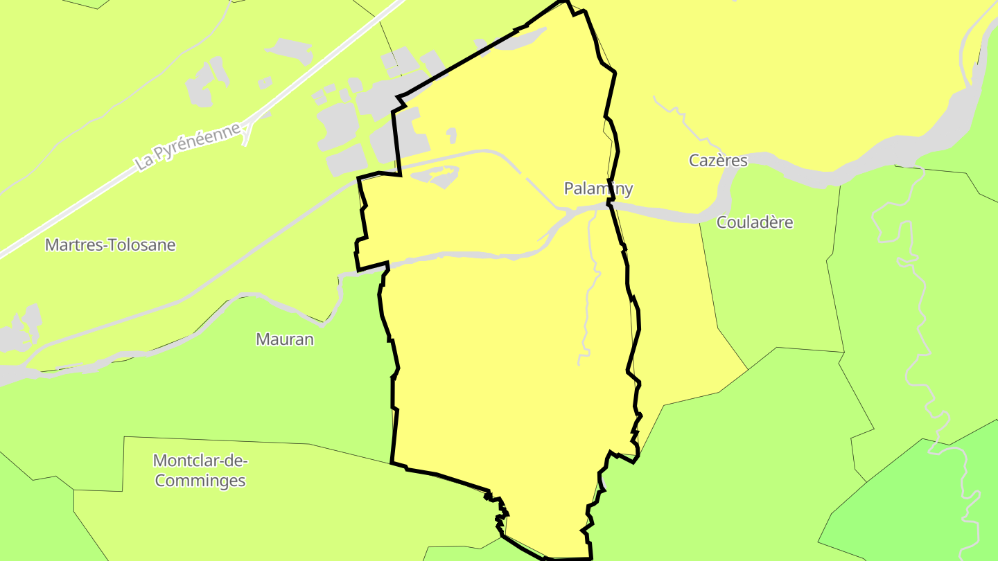 Carte des prix de l'immobilier Palaminy