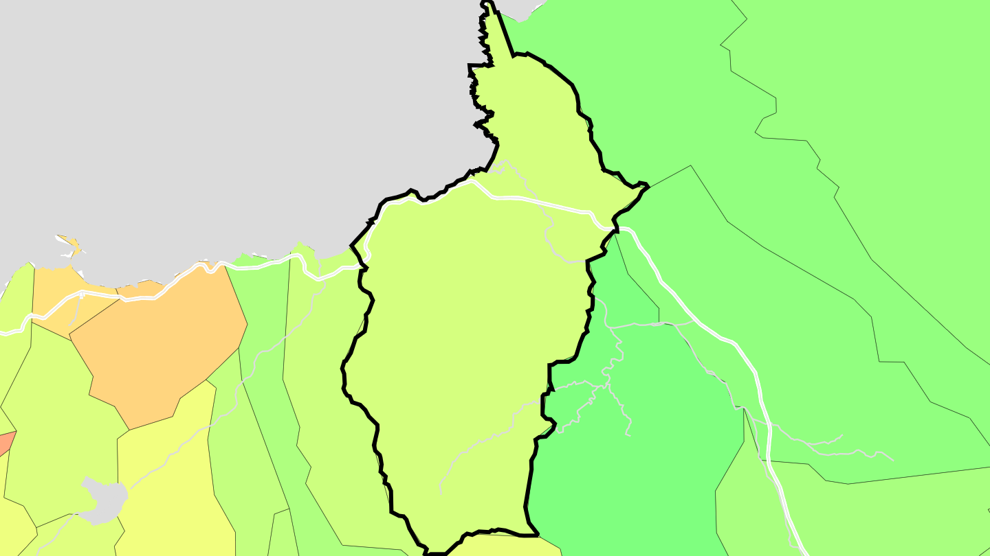 Carte des prix de l'immobilier Palasca