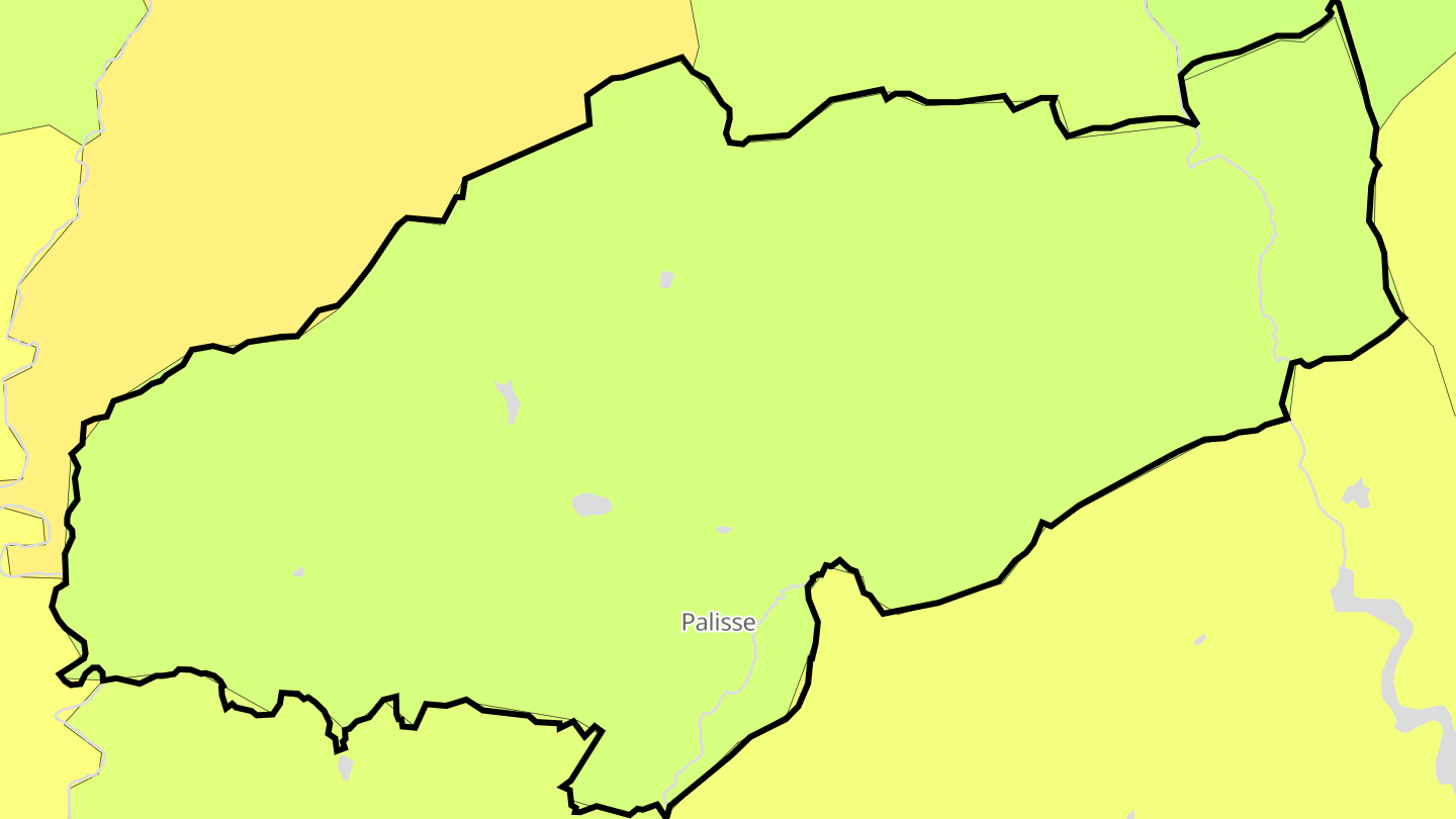 Carte des prix de l'immobilier Palisse