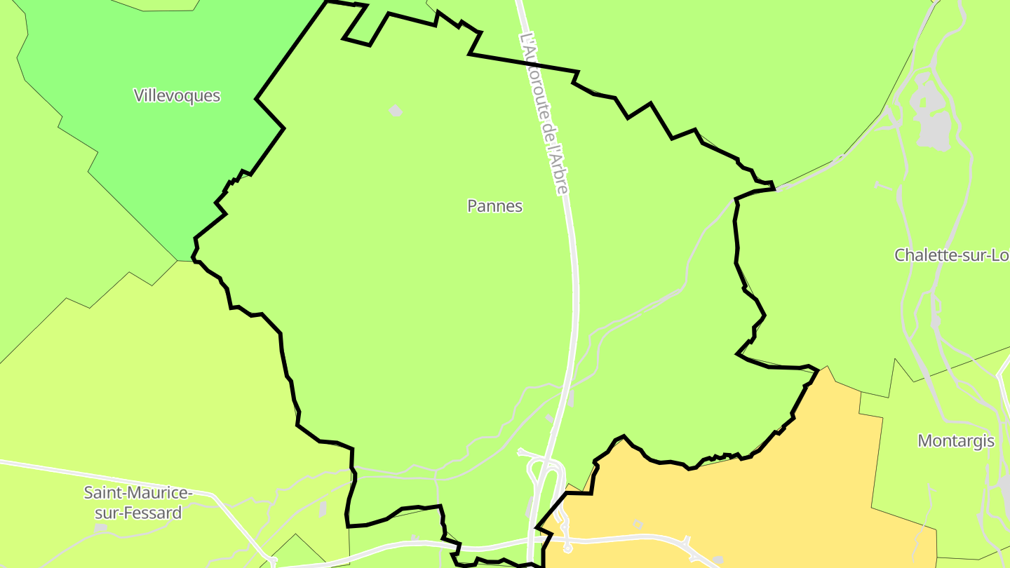 Carte des prix de l'immobilier Pannes