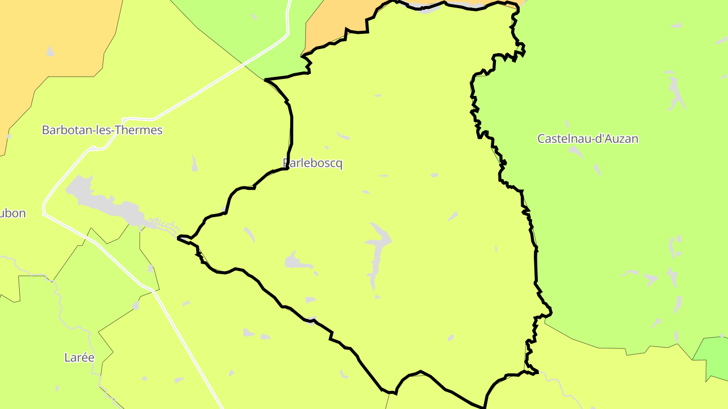 Carte des prix de l'immobilier Parleboscq