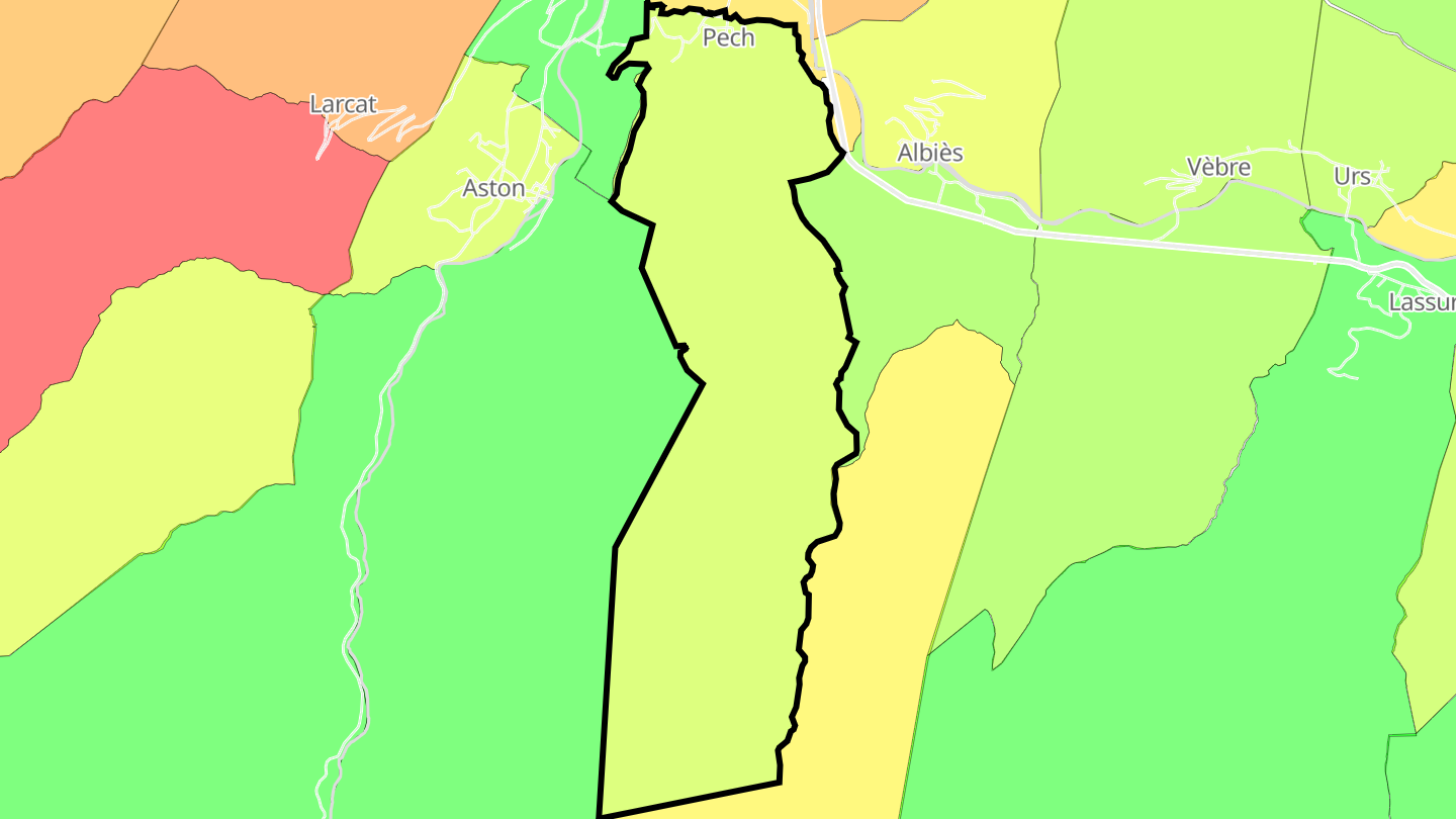 Carte des prix de l'immobilier Pech