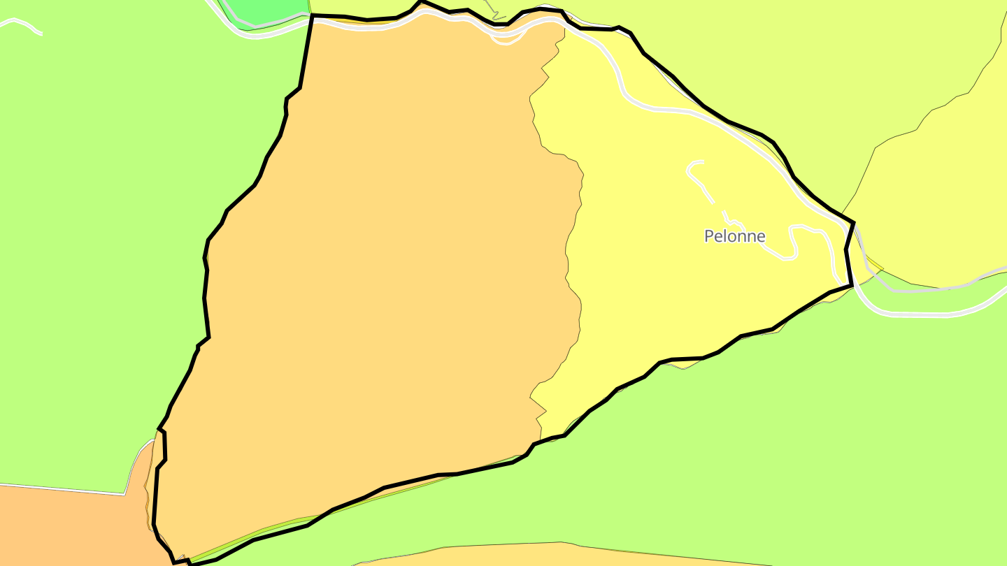 Carte des prix de l'immobilier Pelonne