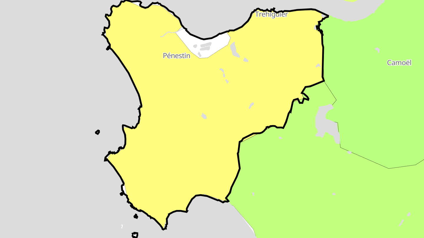 Carte des prix de l'immobilier Pénestin