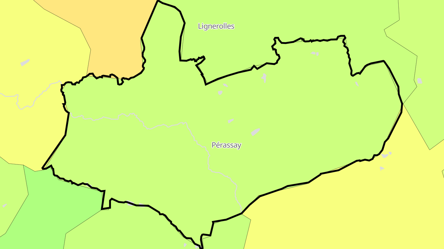 Carte des prix de l'immobilier Pérassay