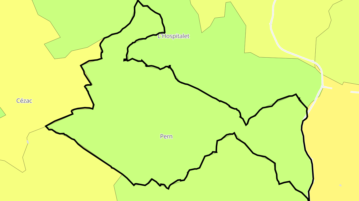 Carte des prix de l'immobilier Pern