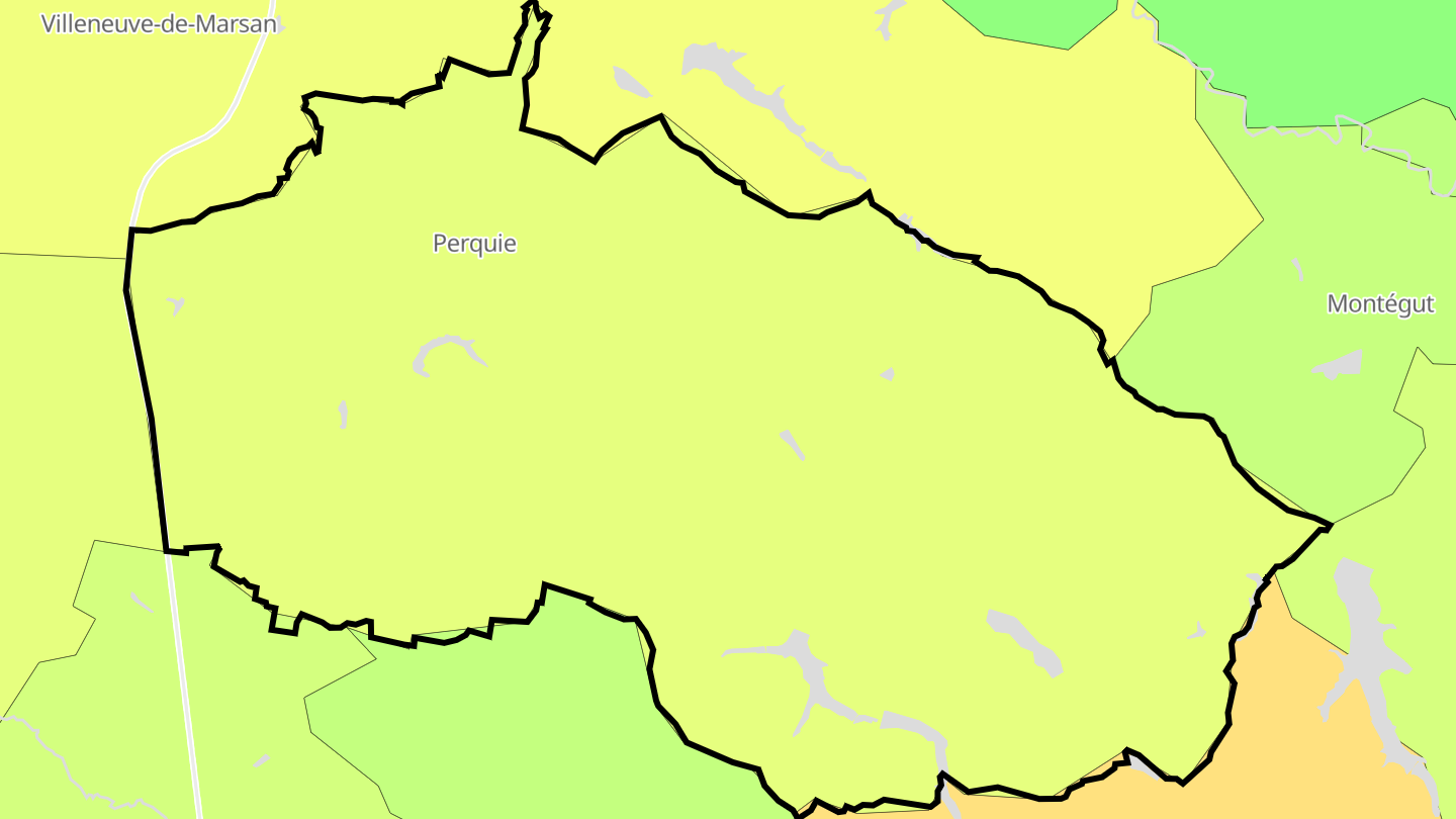 Carte des prix de l'immobilier Perquie