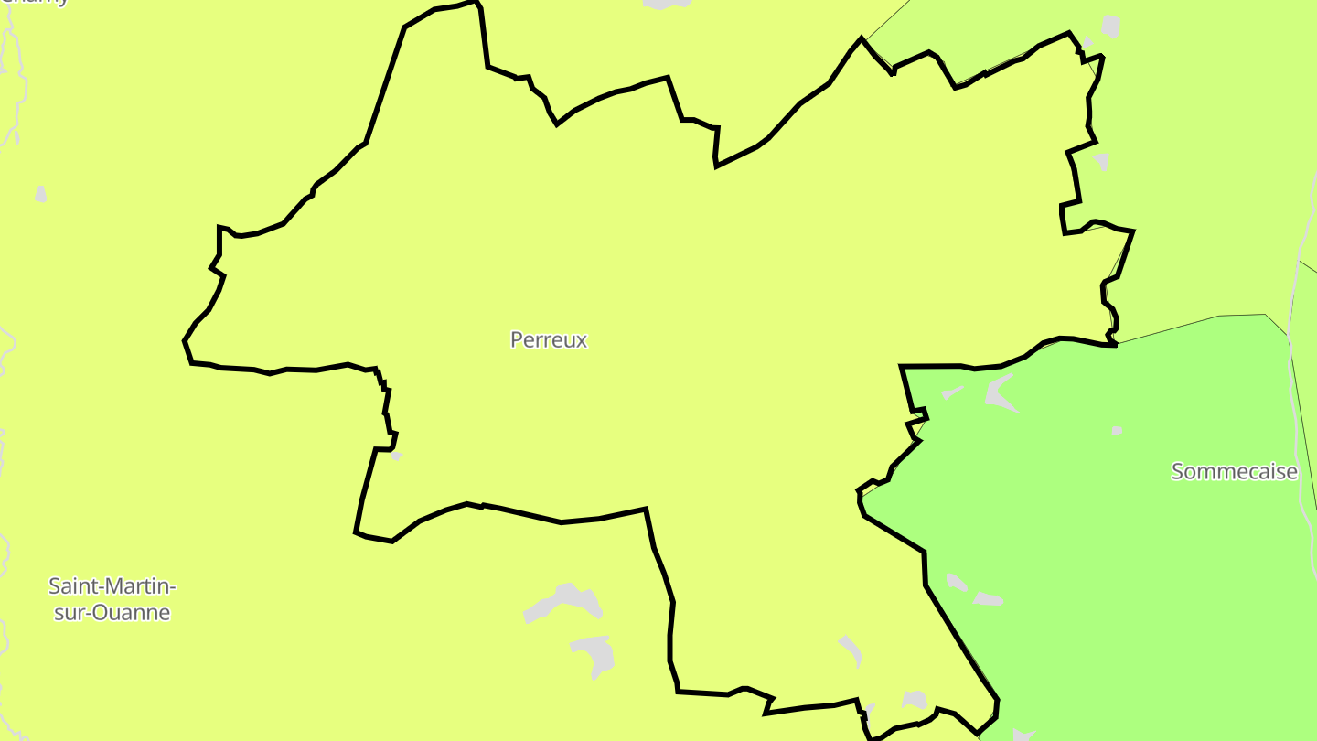 Carte des prix de l'immobilier Perreux