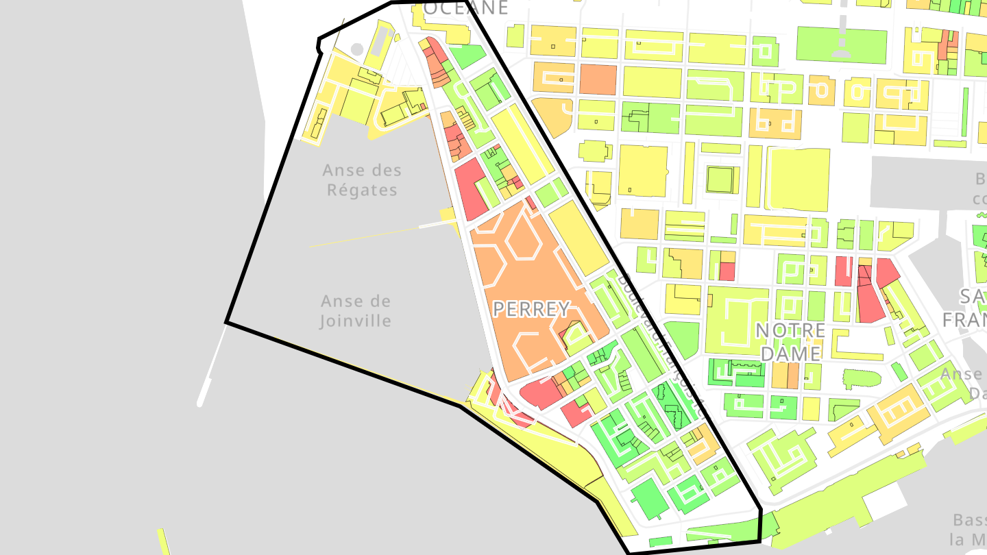 Carte des prix de l'immobilier Perrey