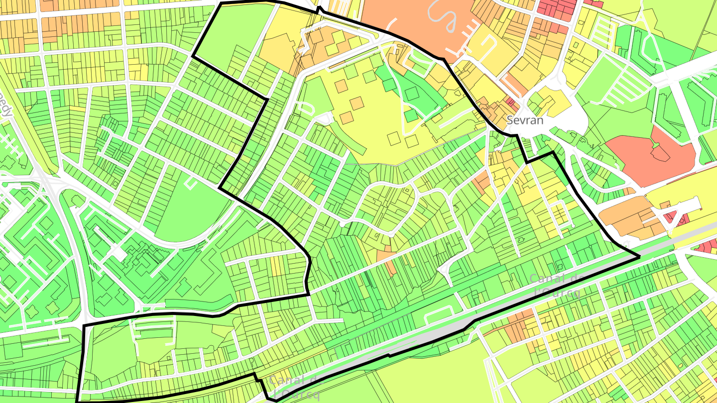 Carte des prix de l'immobilier Perrin