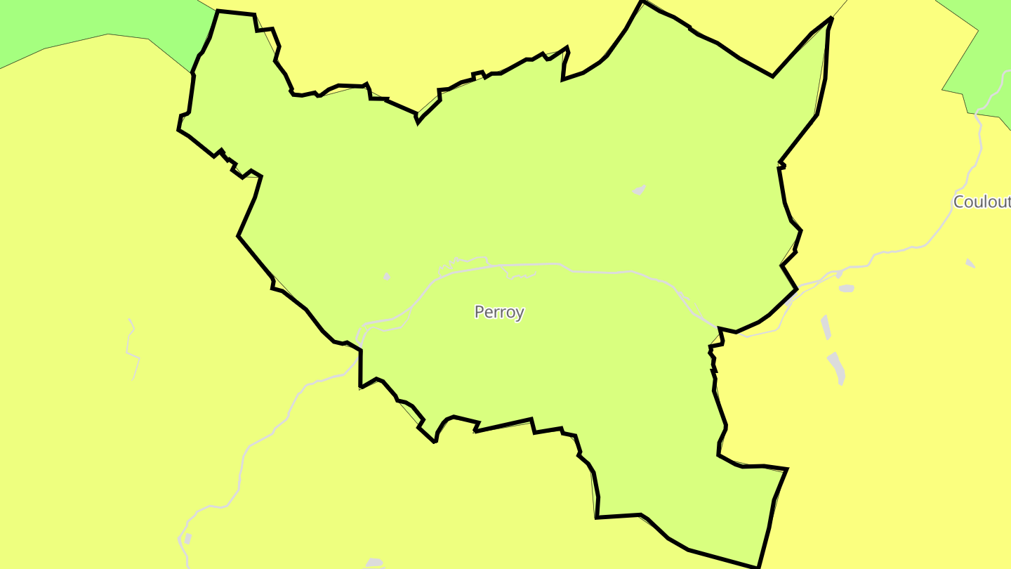 Carte des prix de l'immobilier Perroy