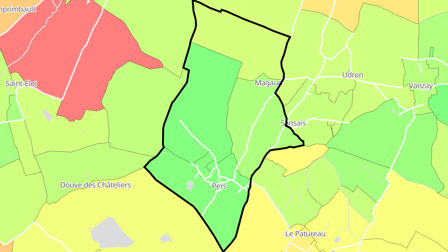 Carte des prix de l'immobilier Pers