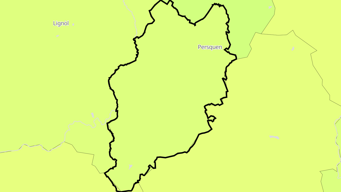 Carte des prix de l'immobilier Persquen