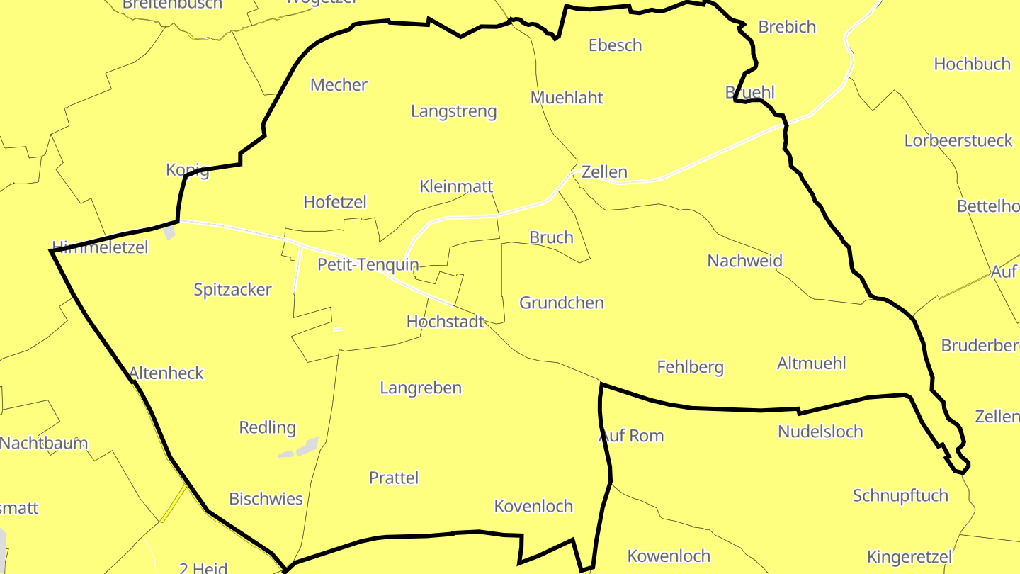 Carte des prix de l'immobilier Petit-Tenquin