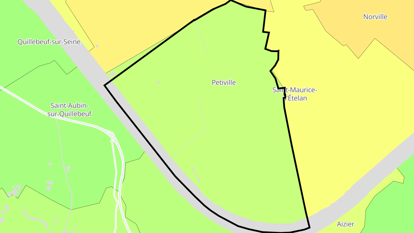 Carte des prix de l'immobilier Petiville