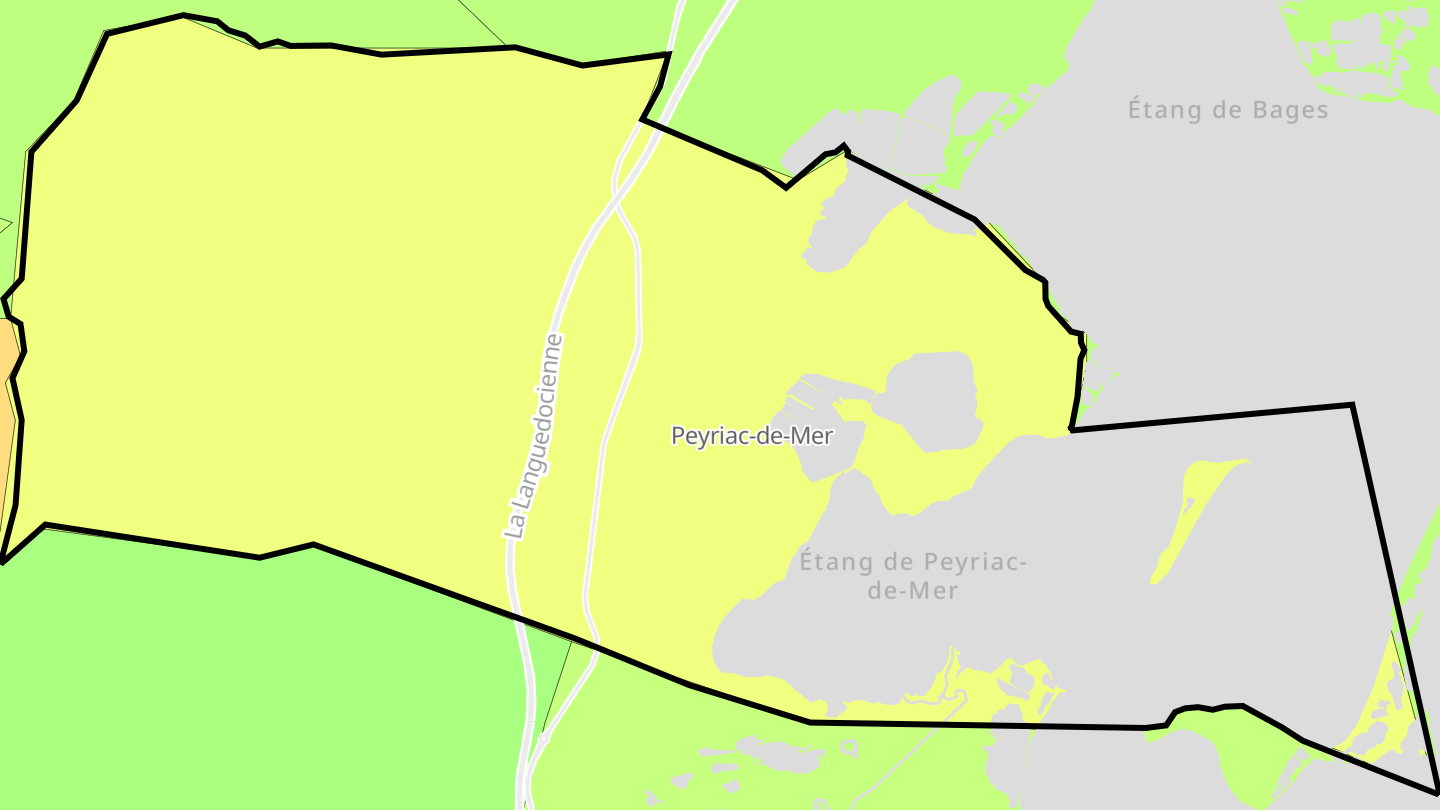 Carte des prix de l'immobilier Peyriac-de-Mer