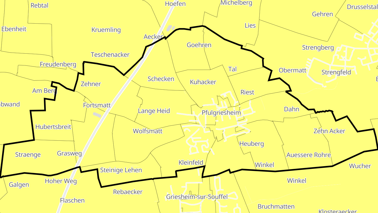 Carte des prix de l'immobilier Pfulgriesheim