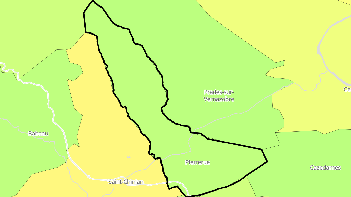 Carte des prix de l'immobilier Pierrerue