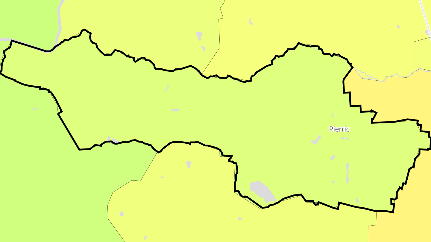 Carte des prix de l'immobilier Pierric