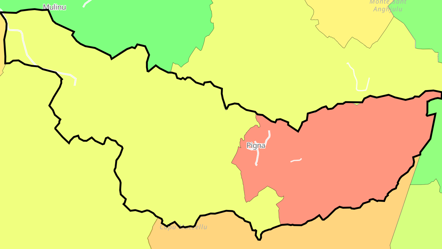 Carte des prix de l'immobilier Pigna