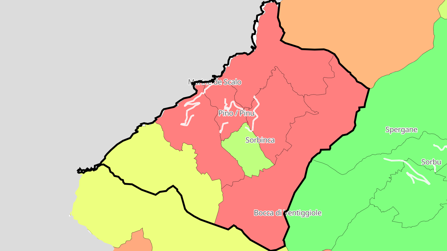 Carte des prix de l'immobilier Pino