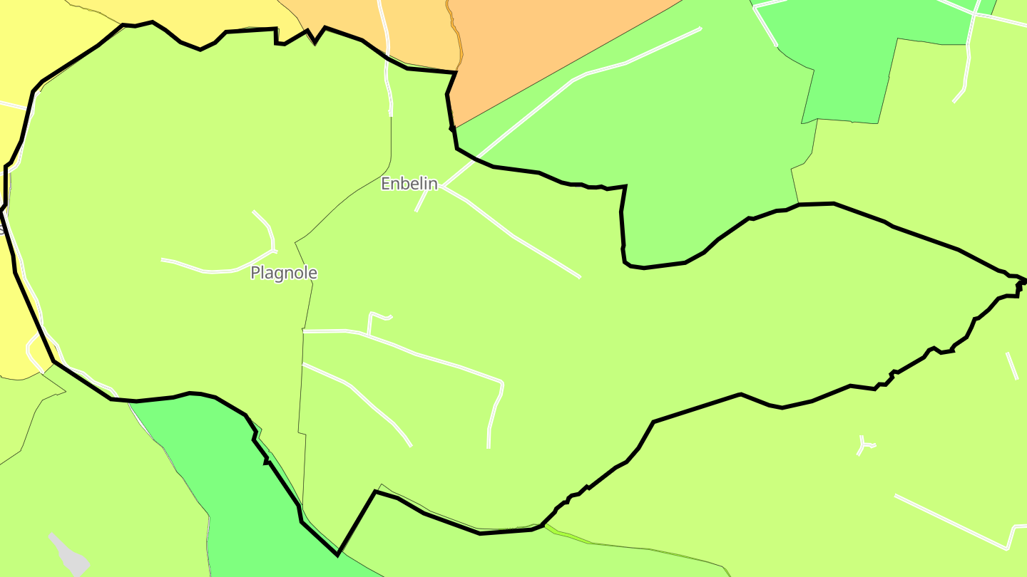 Carte des prix de l'immobilier Plagnole